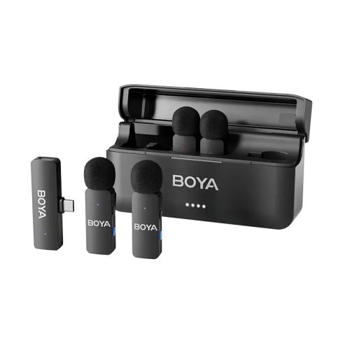 4-Channel Mini Wireless Microphone BOYA BY-V4U - USB-C