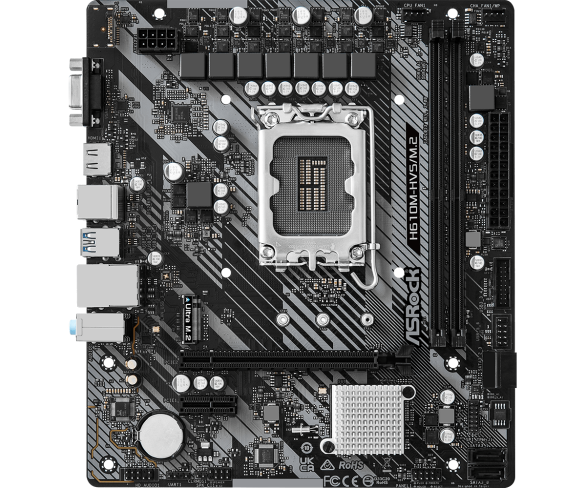 Дънна платка ASRock H610M-HVS/M.2 R2.0, LGA1700, DDR4, mATX