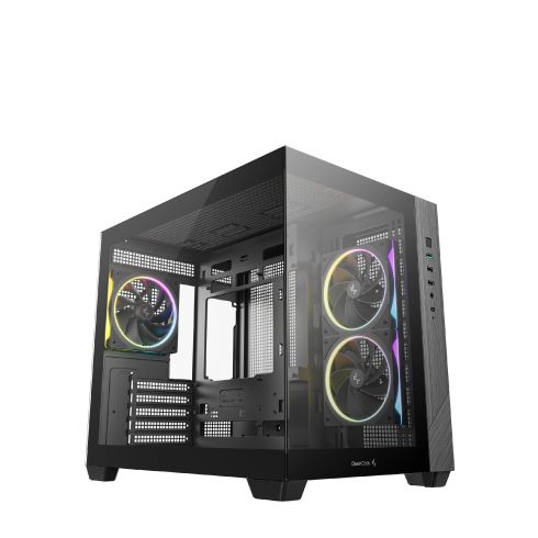 DeepCool кутия Case mATX - CG330 3F - 3 ARGB Fans