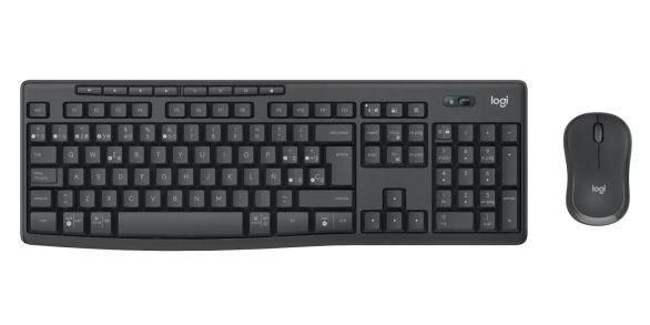 Комплект безжични клавиатура и мишка Logitech MK370, Bluetooth/2.4 GHz