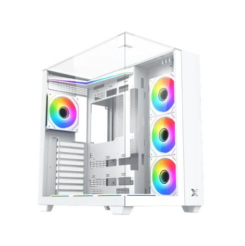 Xigmatek кутия Case ATX - Aqua V Arctic (H23A) - 7 ARGB Fans