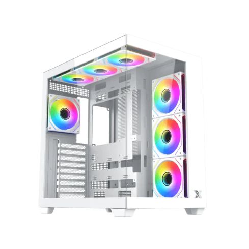 Xigmatek кутия Case ATX - Aqua V Air Arctic (H23A) - 7 ARGB Fans