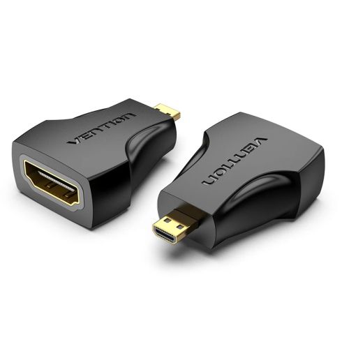 Vention Adapter Micro HDMI M / HDMI F Black - AITB0