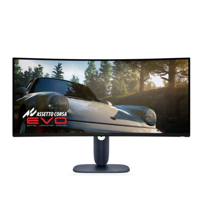 Monitor Dell Alienware AW3425DW , 34.2" CURVED QD-OLED 21:9 ,0.03ms GTG, WQHD (3440x1440), 240Hz, 1,500,000:1, 1000cd/m2, NVIDIA G-SYNC Compatible, AMD FreeSync Premium, HDR 400, 99.30% DCI-P3, HDMI, DP, USB, PIP, PBP, Height Adjustable, Swivel, Tilt, Bla