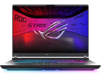 Laptop Asus Strix G16 G615JMR-RV063, Intel i7, 14650HX 2.2 GHz (30MB Cache, up to 5.2 GHz, 16 cores), 16.0 WUXGA 1920X1200 16:10 300nits AG, 165Hz, DDR5 32GB ( 2x16GB DDR5-5200) ,1TB ,RTX5060 8GB,Wi-Fi 7 ,Backlit Kbd,Eclipse Gray