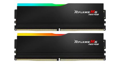 Memory G.SKILL Ripjaws M5 Neo RGB Black 64GB(2x32GB) DDR5-6000 - AMD EXPO