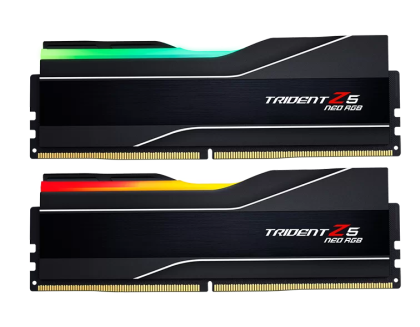 Memory G.SKILL Trident Z5 Neo RGB Black 64GB(2x32GB) DDR5 6000MHz CL26 - AMD EXPO