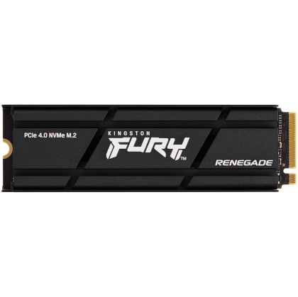 Kingston FURY Renegade 2TB SSD with Heatsink, M.2 2280, PCIe 4.0 NVMe, Read/Write 7300/7000MB/s, Random Read/Write: 1000K/1000K IOPS