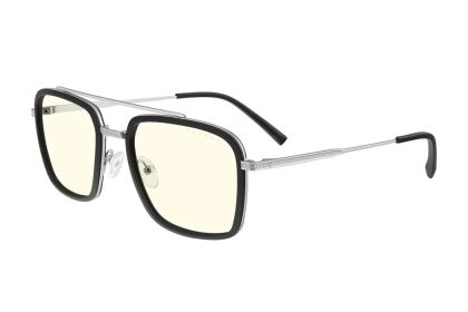 GUNNAR Baron Silver Computer Glasses - Clear