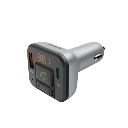 Hama FM Transmitter with Bluetooth, 1xUSB-C,1xUSB-A, 14169