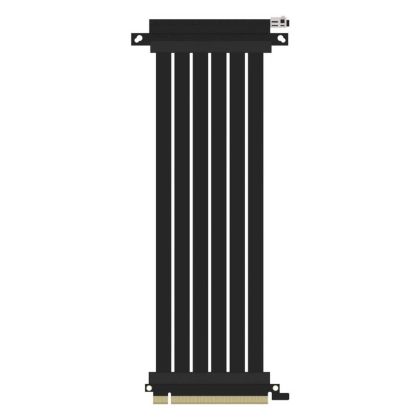 Ssupd Riser Flat Ribbon Cable - PCIe 4.0, 270mm - Black