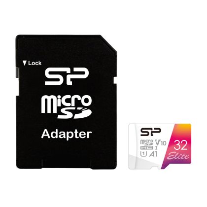 Memory card Silicon Power Elite Colorful 32GB, microSDXC, Class 10, SD Adapter