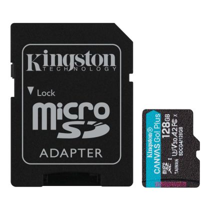 128GB SDMIC KINGST CANV GO+ G4