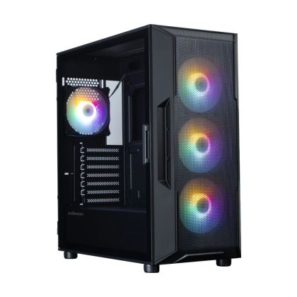 Zalman Case ATX - I3 NEO V2 Black - RGB, Mesh