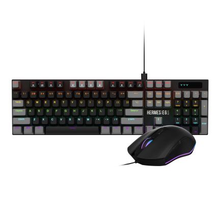 Gamdias Gaming COMBO - HERMES E6 Elite 2-in-1 Combo - Mechanical Keyboard + Mouse
