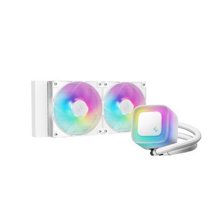 DeepCool Water Cooling LE240 V2 WH - Addressable RGB - LGA1851/AM5