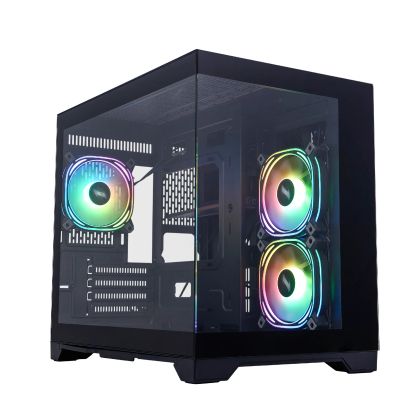 1stPlayer кутия Case mATX - MV6-TP Black - 3 fans included