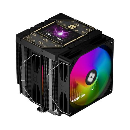 Thermalright CPU Cooler Peerless Assassin 120 Vision ARGB - Dual-Tower - 2.8 inch Display, LGA1851/AM5