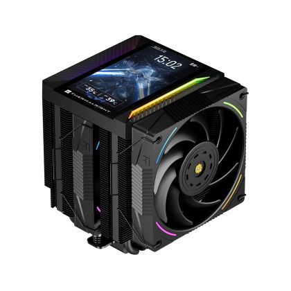Thermalright CPU Cooler Peerless Assassin 120 Vision MAX ARGB - Dual-Tower - 5 inch Display, LGA1851/AM5