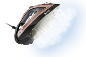 Iron Tefal FV9845E0, 3200W - 0-60g/min - shot 260g/min - Durilium AirGlide Autoclean soleplate - automatic steam - Micro Calc Filter - anti drip - auto off - water 350ml