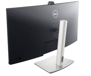 Монитор Dell P3424WEB, 34" Curved Video Conferencing, WQHD AG, IPS, 21:9, 5ms, 1000:1, 300 cd/m2, (3440x1440 ), 99% sRGB, HDMI, DP, USB-C, USB 3.2 hub, RJ45, ComfortView Plus, Height Adjustable, Swivel, Tilt, Black