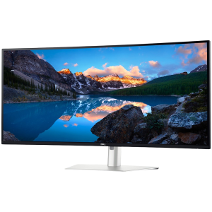 Monitor DELL UltraSharp U4025QW 40" Curved, 5120x2160, WUHD, 120Hz, IPS AG, 21:9, 1000:1, 450 cd/m2, 8ms/5ms, 178/178, DP, HDMI, 2xThunderbolt4 (90W), 3xUSB-C, 5xUSB-A, RJ-45, Audio line out, 2x9W Speakers, Tilt, Swivel, Height Adjust (15cm), 3Y