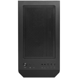 MSI MAG FORGE M100A, M-ATX Tower, M-ATX/ M-ITX, 1x USB 3.2 Gen 1 Type-A, 2x USB 2.0 Type-A, 1x Audio, 1x Mic, Power Button, 4x 120mm ARGB Fans, Mesh Panel, Acrylic panel.