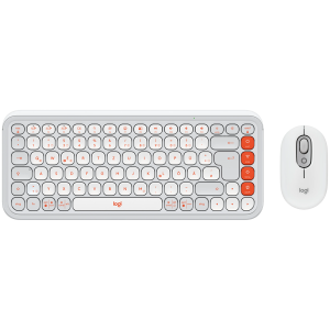 LOGITECH POP ICON COMBO - OFF WHITE - US INT'L - BT - INTNL-973