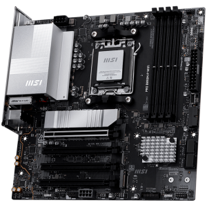 MSI PRO B850M-P WIFI, mATX, Socket AM5, 4x DDR5 Dual Channel DDR5 up to 8200(OC)MHz, 4x PCIe x16 slot, 3x M.2 slot, 4x USB 2.0, 2x USB 5Gbps, 1x USB 10Gbps, 1x USB 10Gbps Type-C, DP, 7.1 HD Audio, 5G LAN, WiFI 7, BT, 3Y