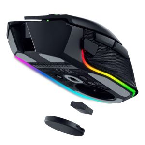 Razer Basilisk V3 Pro - Ergonomic Wireless Gaming Mouse, Razer HyperSpeed Wireless, Bluetooth, Speedflex Cable USB Type C, Razer Chroma RGB, Focus Pro 30K Optical Sensor, 30000DPI, Optical Mouse Switches Gen-3, 4-way Razer HyperScroll tilt wheel