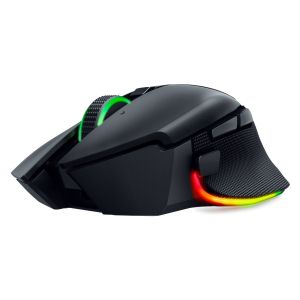 Razer Basilisk V3 Pro - Ergonomic Wireless Gaming Mouse, Razer HyperSpeed Wireless, Bluetooth, Speedflex Cable USB Type C, Razer Chroma RGB, Focus Pro 30K Optical Sensor, 30000DPI, Optical Mouse Switches Gen-3, 4-way Razer HyperScroll tilt wheel
