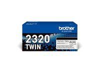 BROTHER TN2320 TWIN-pack black toners BK 2600pages/cartridge