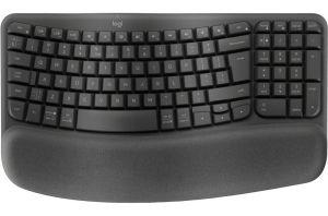 Wireless Keyboard Logitech Wave Keys - Graphite