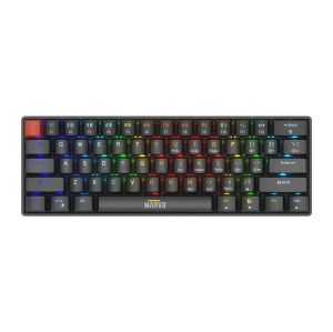 Marvo механична геймърска клавиатура Gaming Mechanical keyboard Saber 61 KG933G - 61 keys, Red Switches [Linear]