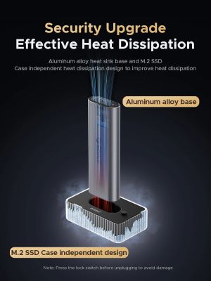 Orico Storage - Case/Docking Station - M.2 NVMe/NGFF - IT18C3-GY