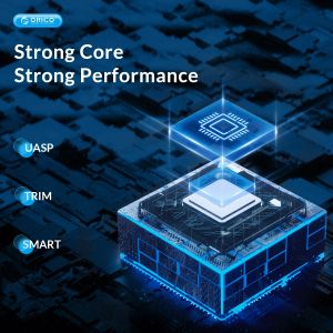 Orico Storage - HDD/SSD Dock - 2 BAY 2.5/3.5 USB-C/USB-A - 6829C3-V1