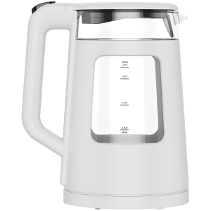 AENO Electric Kettle EK6: 1850-2200W, 2L, Strix, Square-shaped body, Transparent lid, High Resistant Glass, LED-Illumination, Auto Power Off, Dry tank Protection