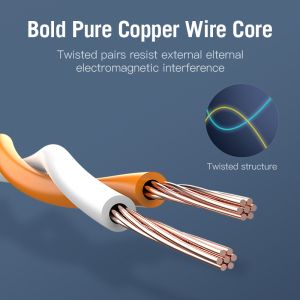 Vention Кабел LAN SSTP Cat.7 Patch Cable - 2M Black 10Gbps - ICDBH