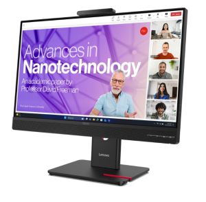 Монитор Lenovo ThinkVision T27QD-4v 27", IPS, WLED, 2560x1440, 16:9, 4ms, 48Hz - 120Hz, 350 cd/m2, 1500:1, webcam (5MP, IR+RGB), Microphone, Speakers 5Wx2, HDMI, DP, USB hub, RJ45, Tilt, Swivel, Pivot, Height Adjust Stand