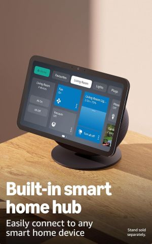 Amazon Echo Show 8 (newest gen), Vibrant HD 8.7" display with spatial audio and Alexa, Graphite