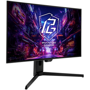 Asrock Gaming Monitor, 27" QHD(2560x1440) OLED, 240 Hz, 129% sRGB, 1 500 000:1, 16:9, 178/178, 0.03 ms, 275 nits, AMD FreeSync™, Height, Swivel, Tilt, 2x 3W Speakers, 2x HDMI 2.0, 2x DP 1.4, 3x USB 3.2, 1x USB-C 1x Audio (3.5mm), 3Y