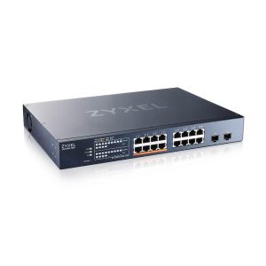 Switch ZyXEL XMG1915-18EP,  16-port 2.5GbE Smart Managed PoE Switch with 2 SFP+ Uplink