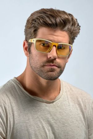 GUNNAR Borderlands Ripper Computer Glasses - Bandit Smoke - Amber