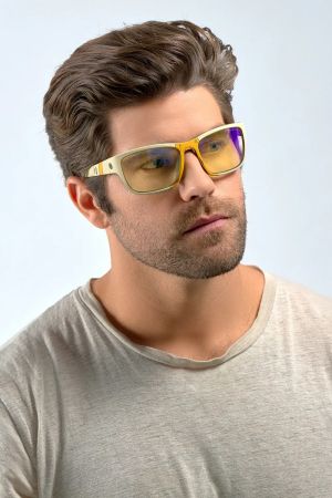 GUNNAR Borderlands Ripper Computer Glasses - Bandit Smoke - Amber