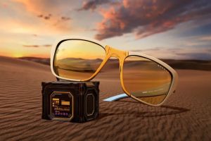 GUNNAR Borderlands Ripper Computer Glasses - Bandit Smoke - Amber