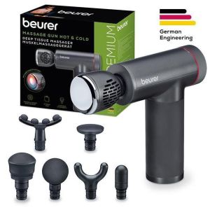 Massager Beurer MG 195 Hot & Cold massage gun, 7 high-quality massage attachments, 9 intensity levels, Up to 4.5 h running time, LED display, Storage case