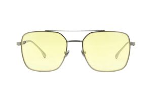 GUNNAR White Wolf Computer Glasses - Steel/Umber - Amber