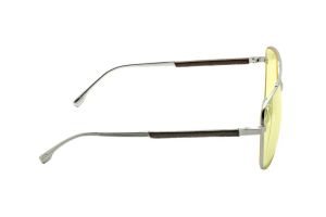 GUNNAR White Wolf Computer Glasses - Steel/Umber - Amber