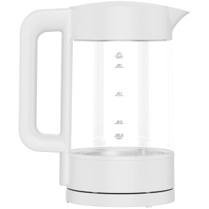 Electric Kettle, white, 220-240V, 1850-2200W, 1.7L, Keep warm 30 min, 40,60,80,90,100, console in Handle