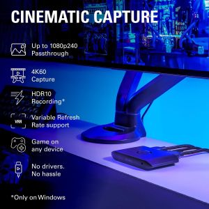External Capture ELGATO 4K S HDR10, VRR, USB-C